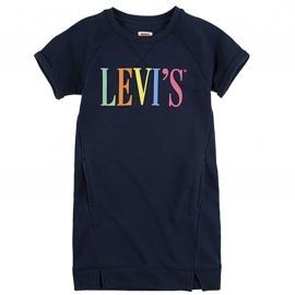 Robe sweat Levi's fille bleu marine