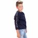 Sweat champion enfant Bleu marine à bande 305503