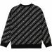 Sweat col rond KARL LAGERFELD noir et blanc Z25266