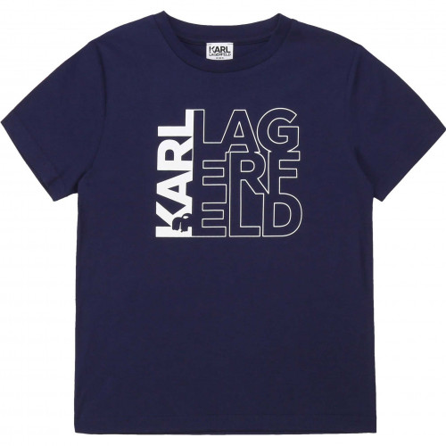 Tee shirt KARL LAGERFELD bleu marine Z25253