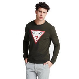 Sweat GUESS homme M0YQ37 kaki