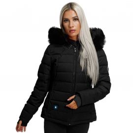 Blouson chauffant femme noir BUDAPEST CDL Comme Des Loups