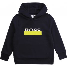 Sweat Hugo Boss bleu marine à capuche J25G65