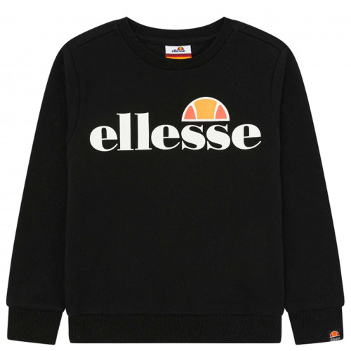 sweat enfant ellesse col rond noir suprios S308575