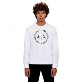 Sweat ARMANI EXCHANGE homme 8NZM87 Z9N1Z blanc