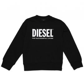 Sweat junior Diesel col rond Noir