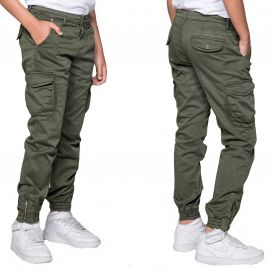 Pantalon cargo Deeluxe junior garden kaki