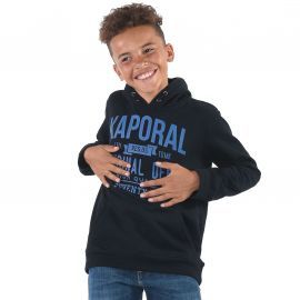 Kaporal - Sweat à texte à capuche - Mibee - Noir - Junior