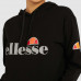 Sweat femme ellesse noir à cpauche réflechissant MORCIO NOIR SRG09926