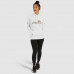 Sweat femme ellesse blanc à cpauche réflechissant MORCIO blanc SRG09926