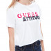 Tee-shirt femme 084A0813Z0 blanc GUESS