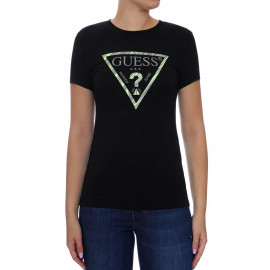 Tee-shirt femme GUESS WOYI98 noir