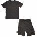 Ensemble junior short et tee shirt Boom kids noir -622-2