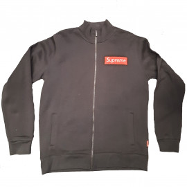 Sweat zippé noir 10103