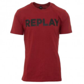 T-shirt Replay homme bordeaux