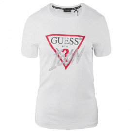 Tee-shirt femme GUESS W0BI0013Z00 blanc