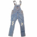 Salopette en jean enfant bleu Z001