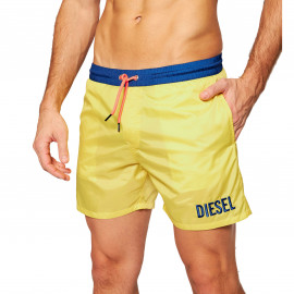 Short de bain homme Diesel jaune et Bleu