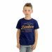 Deeluxe - Tee shirt à texte - Write - Bleu Nuit - Junior