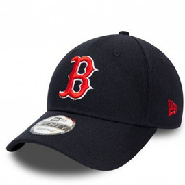 Casquette Boston bleu marine et rouge