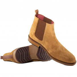 Chaussure Chelsea Boots camel VO7