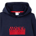 Sweat à capuche Hugo Boss bleu marine J25L97