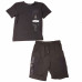 ensemble junior short et Tee shirt BL-62 NOIR