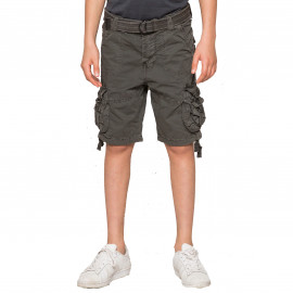 Short junior Deeluxe multipoches Heaven beige ou gris