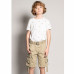 Short junior Deeluxe multipoches Heaven beige ou gris