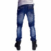 Jean Biker homme bleu HN-1505S