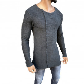 Pull oversize noir UPT831