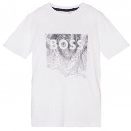 Tee shirt Hugo Boss blanc J25N35