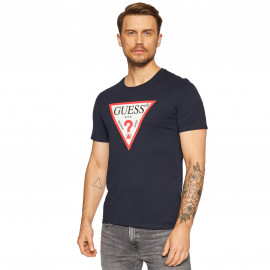 Tee shirt Guess logo bleu marine MIRI71