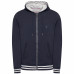 Sweat à capuche zippé bleu marine M2R48