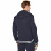 Sweat à capuche zippé bleu marine M2R48