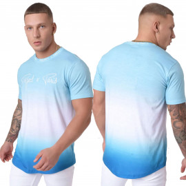Tee-Shirt dégradé bleu Oversize 2112225