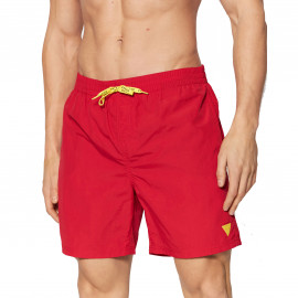 Short de bain homme Guess Rouge