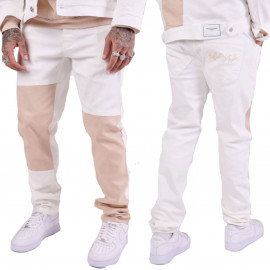 Pantalon beige et blanc Project X paris 216905