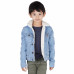 Veste en jean doublé bleu clair junior K432