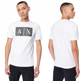 Tee shirt Armani Exchange blanc 8NZTCK Z8H4Z