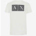 Tee shirt Armani Exchange blanc 8NZTCK Z8H4Z