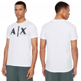 Tee shirt Armani Exchange blanc 3LZTHA ZJH4Z