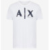 Tee shirt Armani Exchange blanc 3LZTHA ZJH4Z