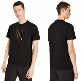 Tee shirt Armani noir et or 3LZTNC ZJ9AZ 02DX