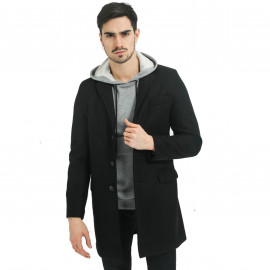 Trench homme homme noir 1210-1
