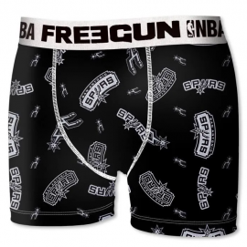 Boxer FREEGUN homme SPURS noir