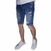 Short en jean destroy bleu 7204