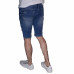 Short en jean destroy bleu 7204