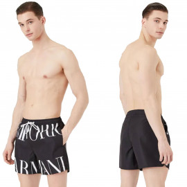 Short de bain Emporio Armani Noir