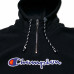 Sweat champion noir polaire 112122